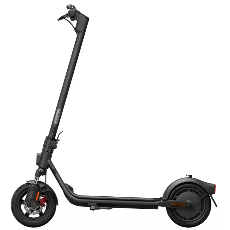 Elektriskais skrejritenis Ninebot Segway F2 II E — 400 W (maksimālā 800 W), 10,2 Ah, 20 km/h, sarkans/melns