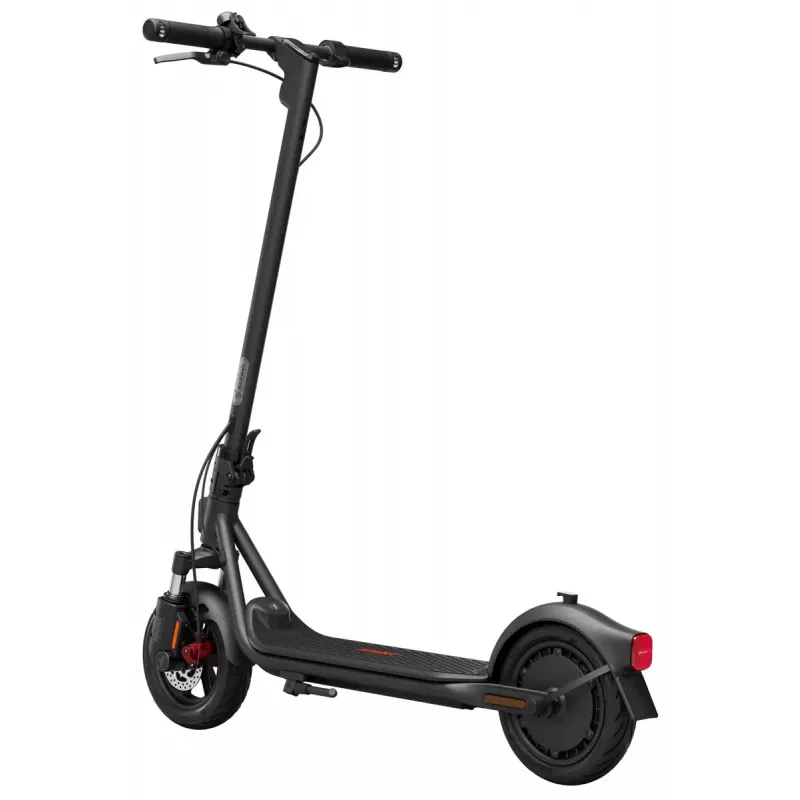 Elektriskais skrejritenis Ninebot Segway F2 II E — 400 W (maksimālā 800 W), 10,2 Ah, 20 km/h, sarkans/melns