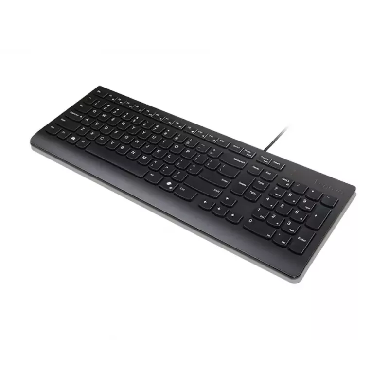 Vadu USB tastatūra Lenovo Essential 4Y41R64633 — ASV angļu izkārtojums, Melna