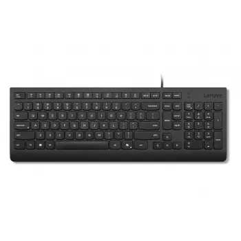 Vadu USB tastatūra Lenovo Essential 4Y41R64633 — ASV angļu izkārtojums, Melna