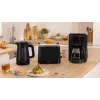 Toasteris Bosch TAT3M123 2 šķēlēm, 950 W, melns, rotācijas vadība, atkausēšana un uzsildīšana