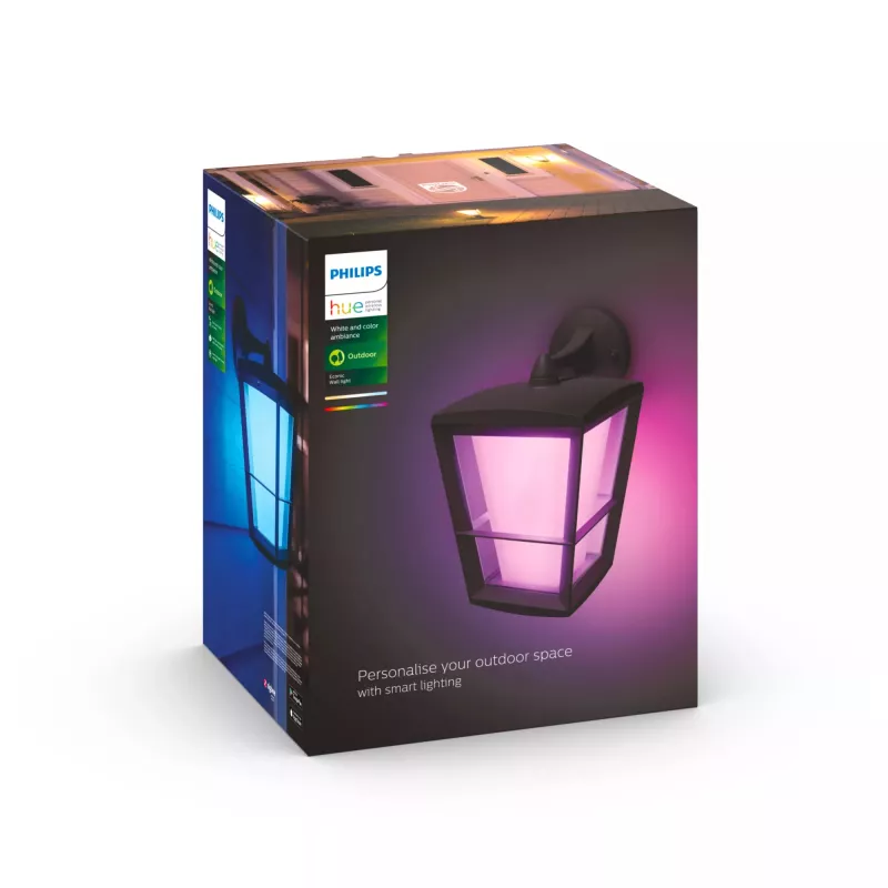 Viedā sienas lampa Philips Hue White and colour ambience Econic āra sienas lampa