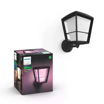 Viedā sienas lampa Philips Hue White and colour ambience Econic āra sienas lampa