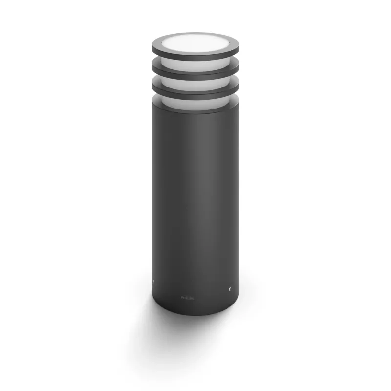 Philips Hue balta Lucca āra stabs, viedais staba/staba apgaismojums, Bluetooth/Zigbee, Antracīts, LED, Alumīnijs, E27