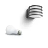 Philips Hue balta Lucca Outdoor sienas gaismeklis, Viedais sienas gaismeklis, Bluetooth/Zigbee, Antracīts, LED, Alumīnijs, E27