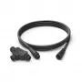 Philips āra kabeļa pagarinājums 2,5 m, pagarinātājs, melns, plastmasa, Philips, pagalms, priekšpagalms, dārzs, terase, IP67
