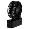 Galda ventilators Adler AD 7336 — salokāms mini ventilators, 6,5 cm diametrs, 1 ātrums, melns