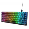 Mehāniskā spēļu tastatūra Lenovo Legion K510 Mini Pro 75% US English, 84 taustiņi, RGB, USB, 1,8 m kabelis, melna/caurspīdīga