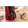 Pilienveida kafijas automāts Bosch TKA2M114 — 1,25 L ūdens tvertne, 15 krūzēm, sarkans