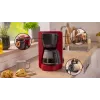 Pilienveida kafijas automāts Bosch TKA2M114 — 1,25 L ūdens tvertne, 15 krūzēm, sarkans