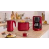Pilienveida kafijas automāts Bosch TKA2M114 — 1,25 L ūdens tvertne, 15 krūzēm, sarkans