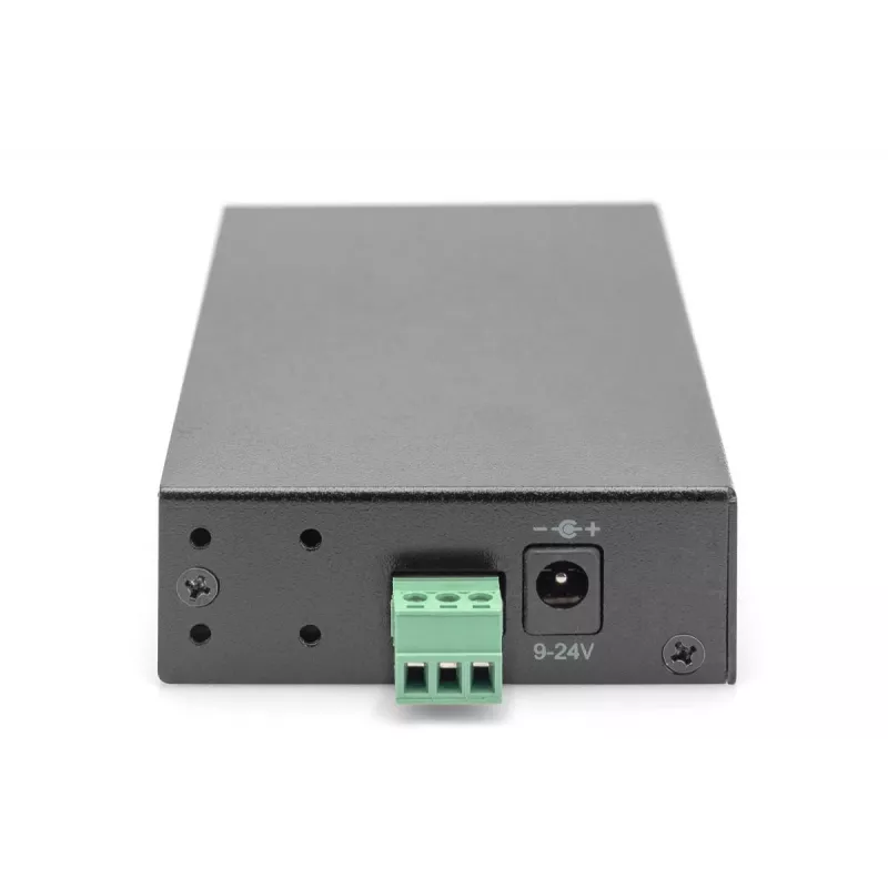 DIGITUS USB 3.0 HUB - 7 Port - Industrial Metal PSU 15-kV ESD Table Wall DIN Rail mount