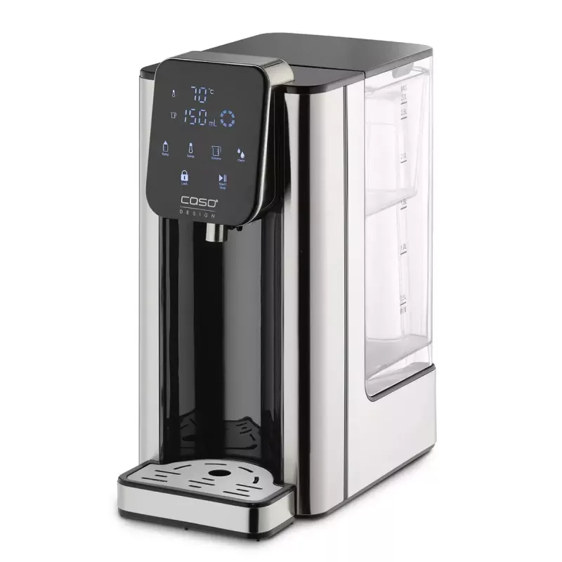 Caso Hot 7 Turbo karstā ūdens dozators, 2,7 L, 2200-2600 W, melns/nerūsējošais tērauds