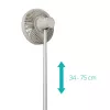 Stāvventilators Duux Rize Flex 21 cm, 4 ātrumi, svārstīšanās, 10 W, pelēcīgi bēšs