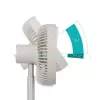 Stāvventilators Duux Rize Flex 21 cm, 4 ātrumi, svārstīšanās, 10 W, pelēcīgi bēšs