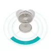 Stāvventilators Duux Rize Flex 21 cm, 4 ātrumi, svārstīšanās, 10 W, pelēcīgi bēšs