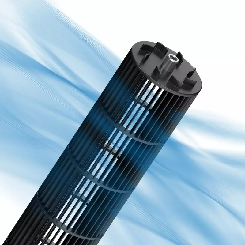 Torņa ventilators Duux Elevate DXTF02 — 29 cm diametrs, 12 ātrumi, svārstības, 4–40 W, balts