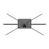 Neomounts DS45-430BL12 TV statīvs 23-43 collas - grozāms, 109,2 cm (43 collas), 100 x 100 mm, 200 x 200 mm, -35 - 35°, Tērauds, Melns