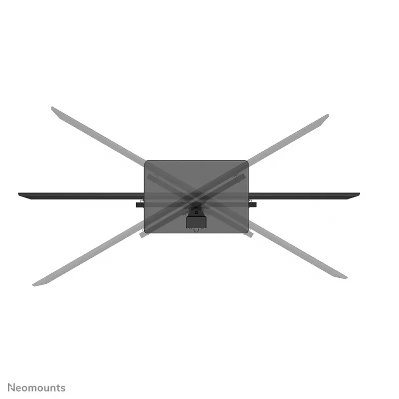 Neomounts DS45-430BL14 TV statīvs 32-55 collas - grozāms, 139,7 cm (55 collas), 100 x 100 mm, 400 x 400 mm, -35 - 35°, Tērauds, Melns