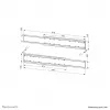 Neomounts ADM-875WH2 divu ekrānu adapteris 42-65 collas