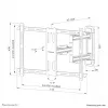 Neomounts WL40S-850BL16 TV sienas stiprinājums 40-70 collām - pilna kustība - ātra uzstādīšana