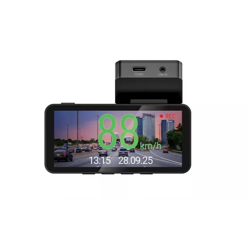 Dashcam Navitel R87 GPS auto kamera ar 412x960 IPS displeju un GPS, priekšinstalētām kartēm