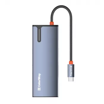 Dokstacija ColorWay CW-HUB01 5-in-1 USB-C ar HDMI un Ethernet