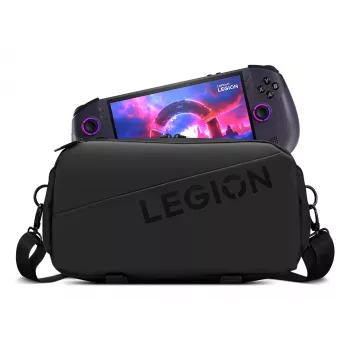 Pārnēsāšanas soma Lenovo Legion siksnu soma GX41S14777 Melna — kompakta vienas siksnas pleca soma aksesuāriem