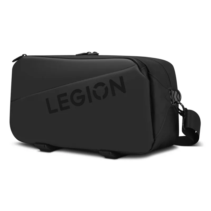 Pārnēsāšanas soma Lenovo Legion siksnu soma GX41S14777 Melna — kompakta vienas siksnas pleca soma aksesuāriem