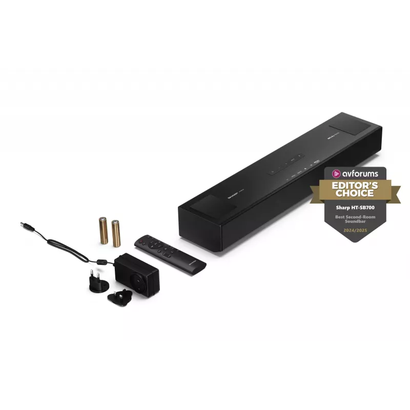Sharp HT-SB700 skaņas joslas skaļrunis Melns 2.0.2 kanāli 140 W
