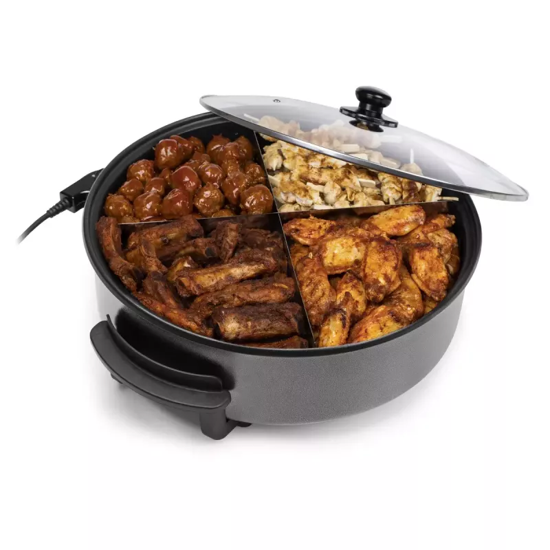 Elektriskā cepešpanna Tristar PZ-9145 XXL - 40 cm, 1500 W, melna