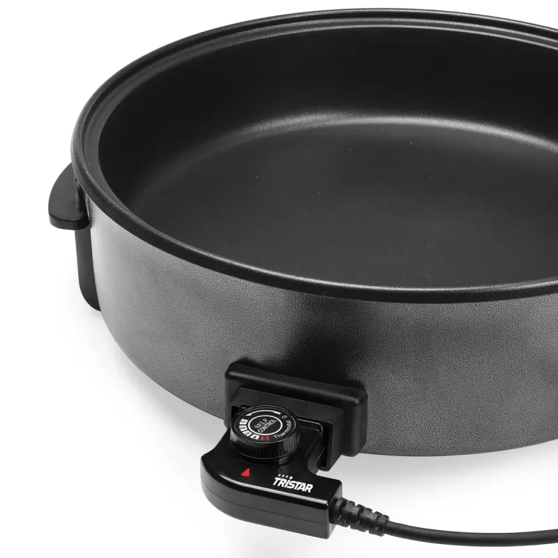 Elektriskā cepešpanna Tristar PZ-9145 XXL - 40 cm, 1500 W, melna