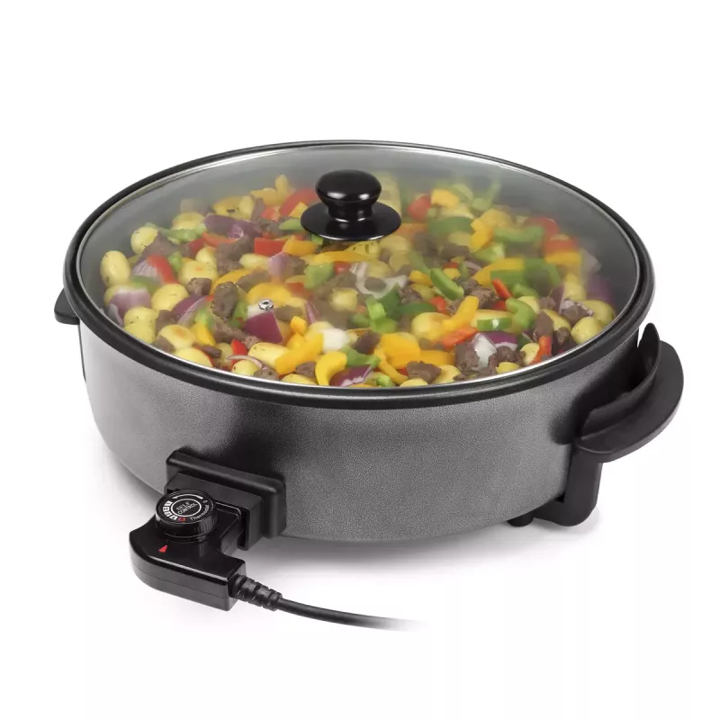 Elektriskā cepešpanna Tristar PZ-9145 XXL - 40 cm, 1500 W, melna
