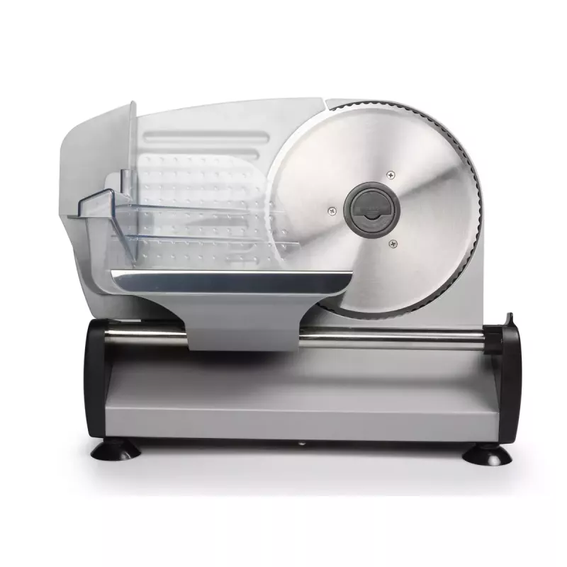 Elektriskā šķēlēja Tristar EM-2099 — 150 W, maks. šķēles biezums 1,5 cm, kompakta 270×435×285 mm, melna/sudrabota