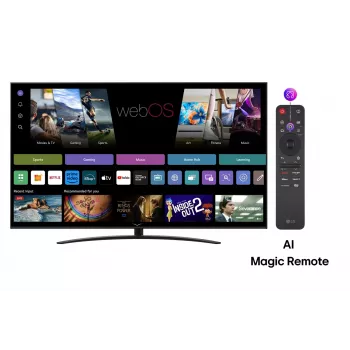 LG NanoCell AI 65NANO81A3A televizors 165,1 cm (65 collas) 4K Ultra HD Smart TV Wi-Fi Melns