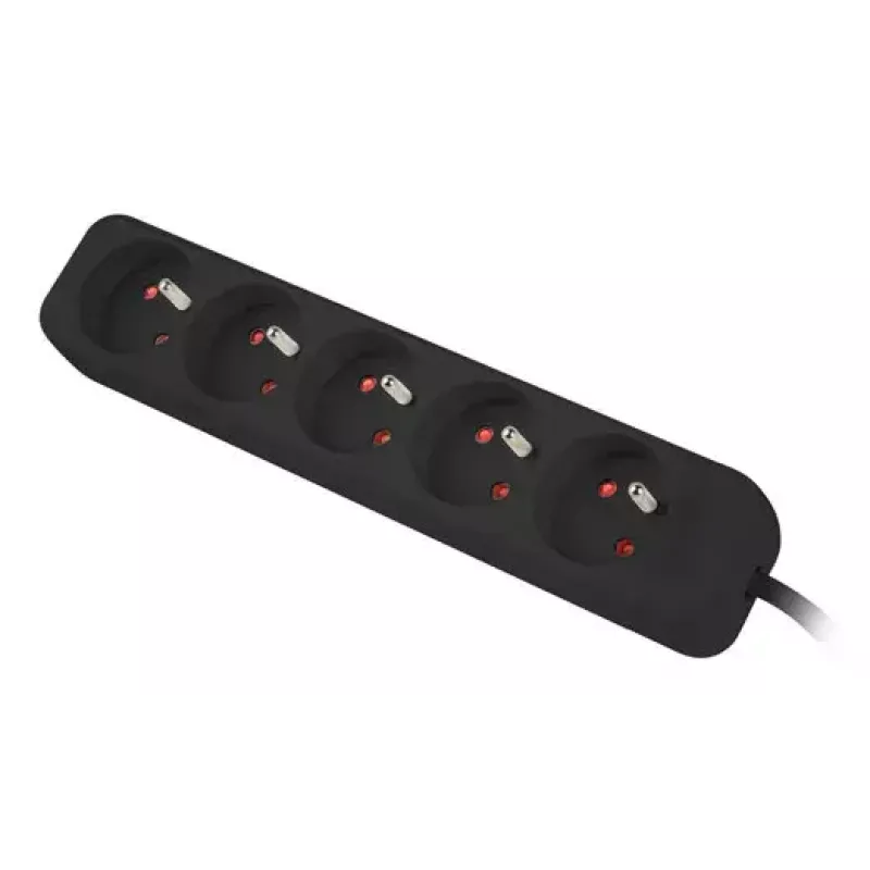 Strāvas pagarinātājs Lanberg PS0-05E-0100-IEC-BK