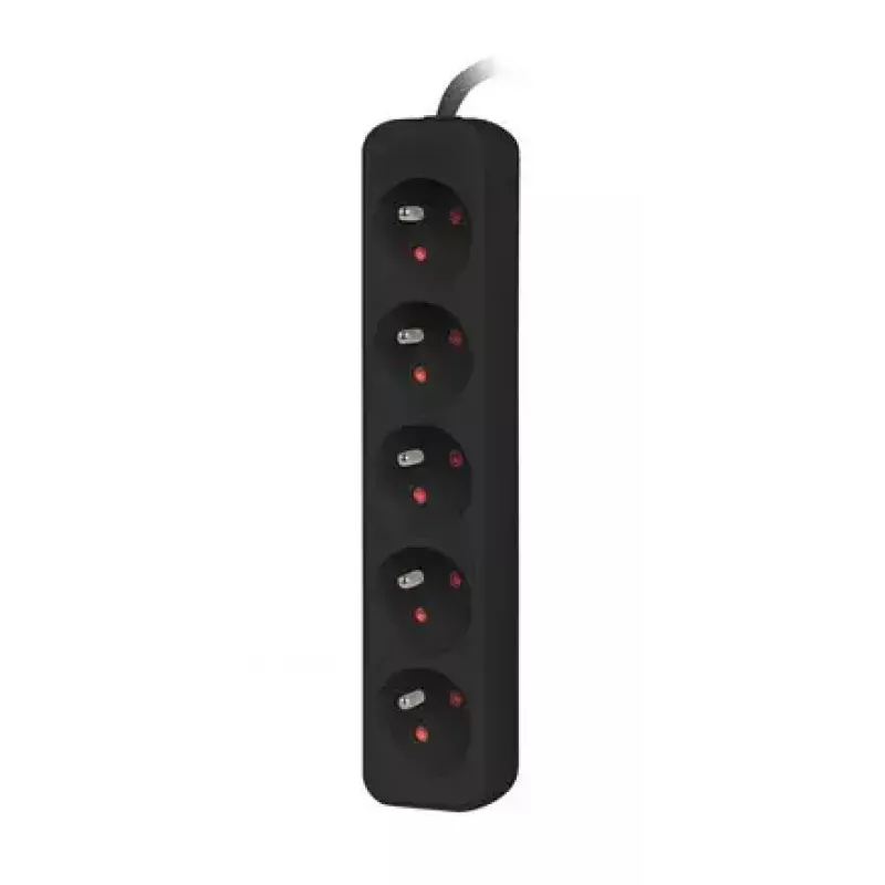 Strāvas pagarinātājs Lanberg PS0-05E-0100-IEC-BK