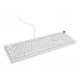 Mehāniskā tastatūra GENESIS THOR 404, pilna izmēra USB, QWERTY angļu valoda, RGB fona apgaismojums, balta
