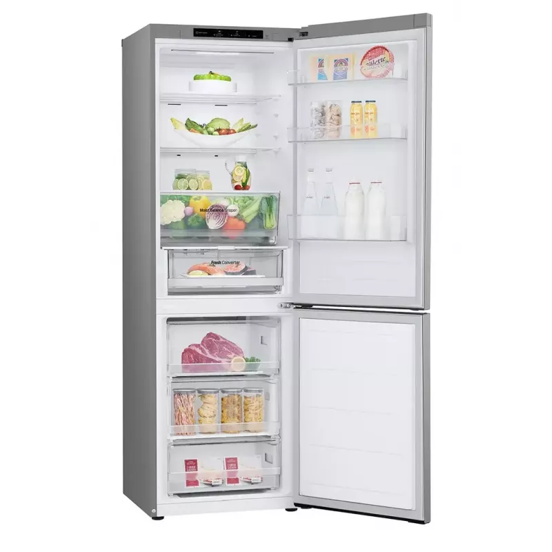LG GBV3100EPY ledusskapis-saldētājs Brīvi stāvošs 344 L E Sudrabs