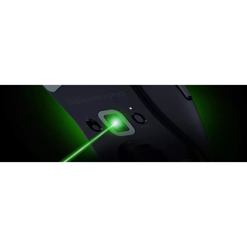 Spēļu pele Razer Cobra HyperSpeed — optisks, 26 000 DPI, Bluetooth + RF bezvadu + USB Type-A, labās rokas, 62 g
