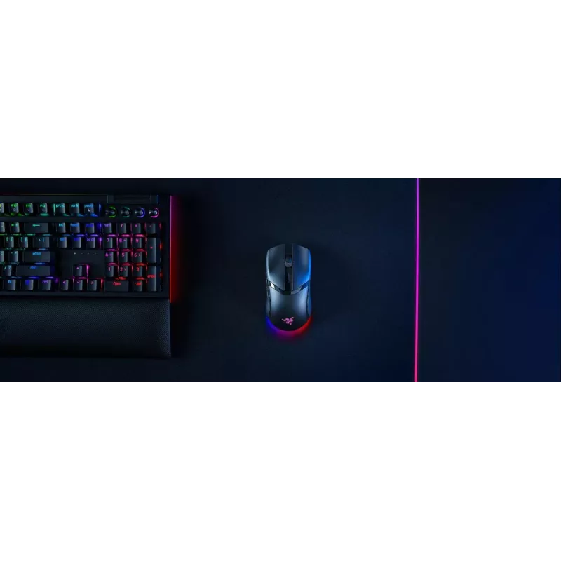 Spēļu pele Razer Cobra HyperSpeed — optisks, 26 000 DPI, Bluetooth + RF bezvadu + USB Type-A, labās rokas, 62 g