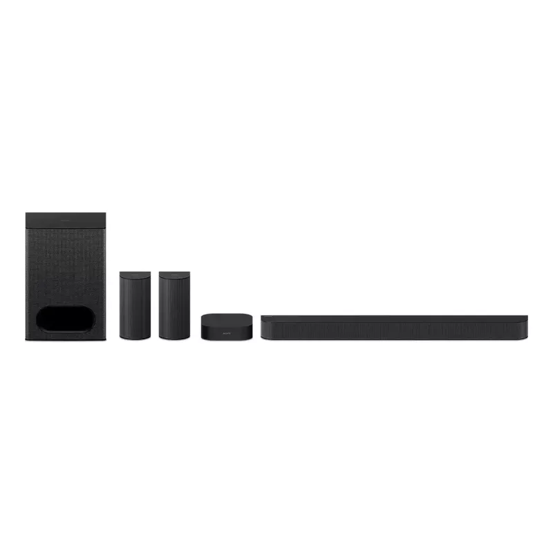 5.1 kanālu skaņas joslas sistēma Sony HT-S60 melna, 1000 W, Dolby Atmos un DTS:X atbalsts, Bluetooth