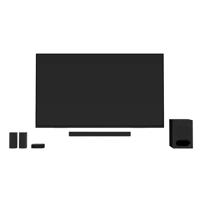 5.1 kanālu skaņas joslas sistēma Sony HT-S60 melna, 1000 W, Dolby Atmos un DTS:X atbalsts, Bluetooth