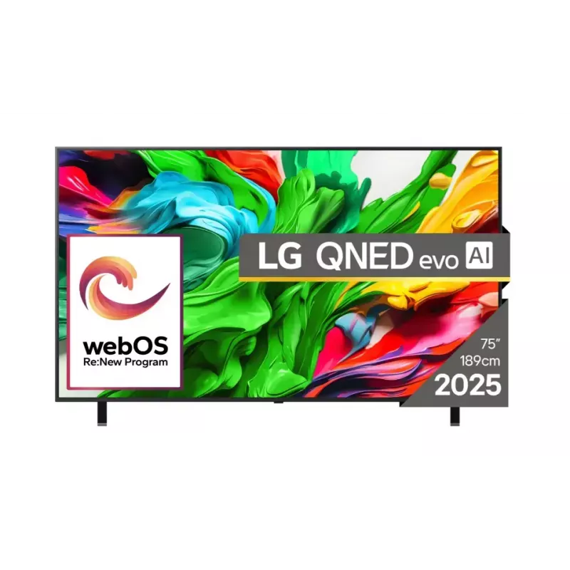 LG QNED AI 75QNED85A3C TV 190,5 cm (75 collas) 4K Ultra HD Smart TV Wi-Fi Melns