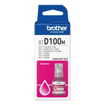 Tintes pudele Brother BTD100M fuksīna oriģināla, 48,8 ml, 5000 lapas