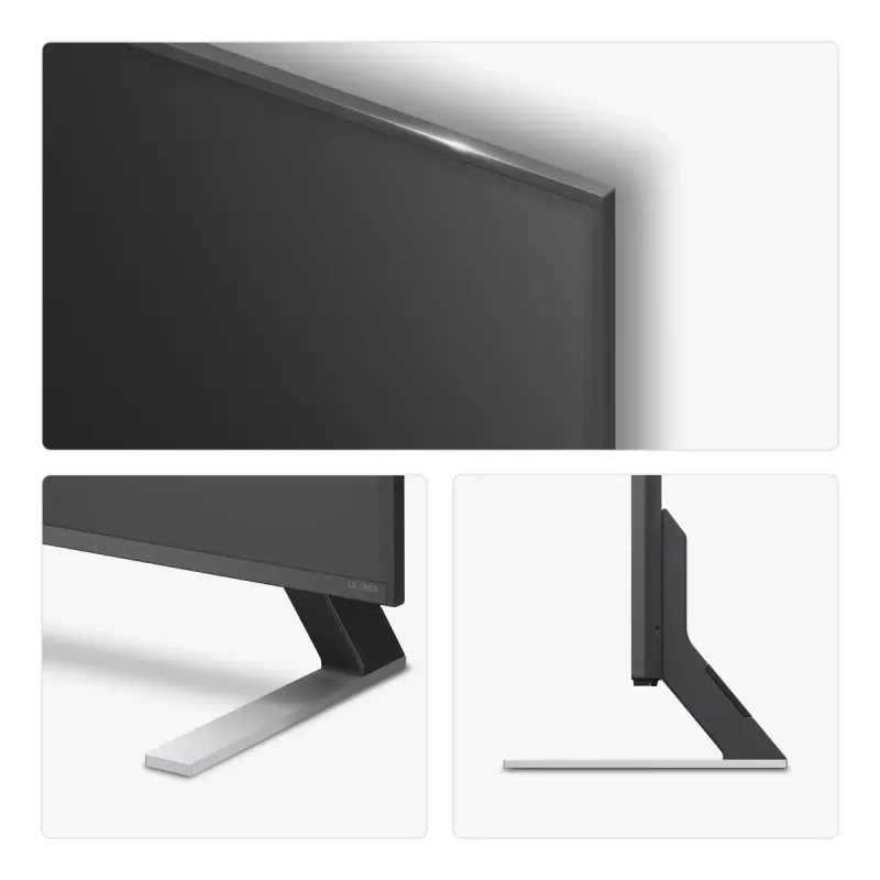 TV LG 55QNED85A3C 55 collu 4K QNED evo Smart TV, WebOS, Motion Pro, Wi‑Fi, Ethernet, DVB-T/T2, Melns