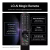 TV LG 55QNED85A3C 55 collu 4K QNED evo Smart TV, WebOS, Motion Pro, Wi‑Fi, Ethernet, DVB-T/T2, Melns