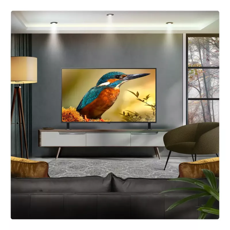 TV LG 55QNED85A3C 55 collu 4K QNED evo Smart TV, WebOS, Motion Pro, Wi‑Fi, Ethernet, DVB-T/T2, Melns
