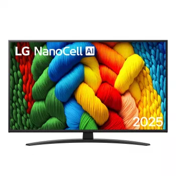 LG NanoCell AI 43NANO81A3A televizors 109,2 cm (43 collas) 4K Ultra HD Smart TV Wi-Fi Melns