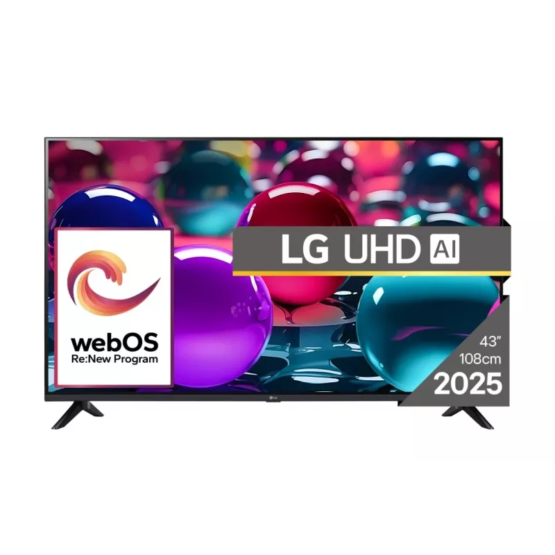 LG UHD AI 43UA73003LA TV 109.2 cm (43 collas) 4K Ultra HD Smart TV Wi-Fi melns